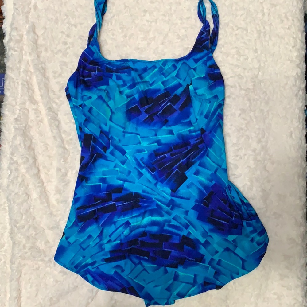 Tranquil Blue Gabar Swimwear - One Piece Sz 14